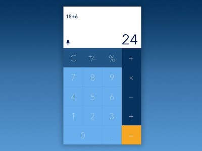 Daily UI #004 - Calculator calculator dailyui ios ui design