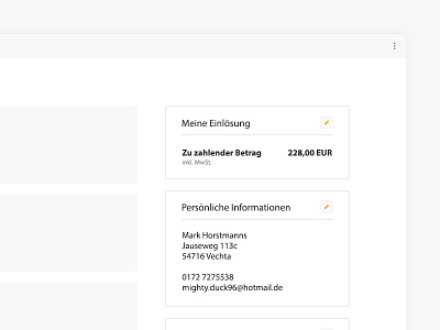 Checkout Process at Jochen Schweizer checkout concept e commerce finish interface pay ui ux