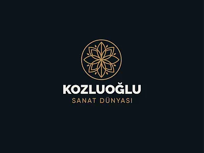 Kozluoglu Art art engraving flower kozluoglu logo