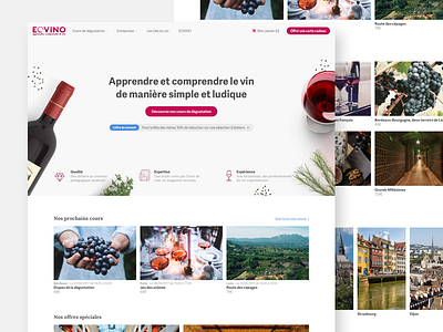 EOVINO Homepage homepage ui website wine