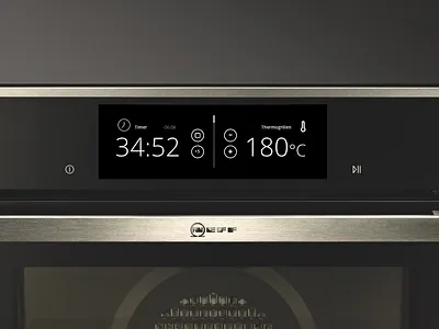 DailyUI #014 Countdown Timer countdown daily heat interface neff oven timer ui