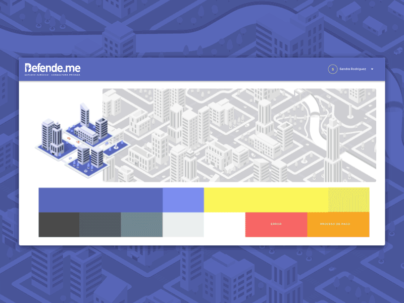 Defende.me Style tiles style tile web app