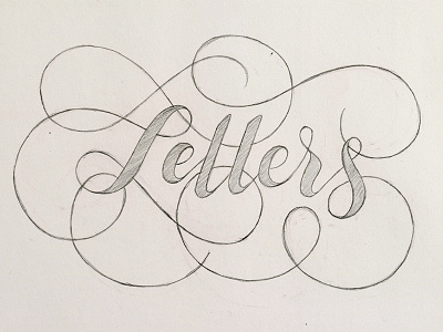 Letters calligraphy font handlettering handmade type lettering letters script sketch swash swirl type typography