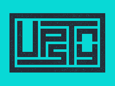 UPSTNY block letterform lettering new york ny