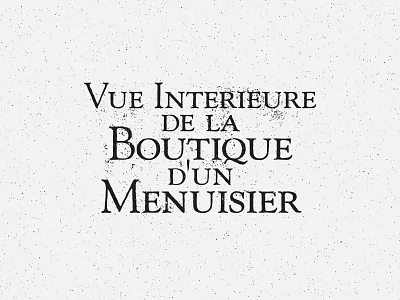 Ode to Roubo carpenter france french plate11 roubo woodworking