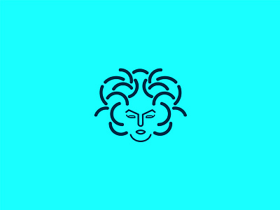 Medusa graphicdesign icon logo logodesign mythology simplicity