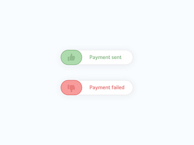 Flash Message - Error/Success 011 dailyui error flash message success thumbs down thumbs up ui