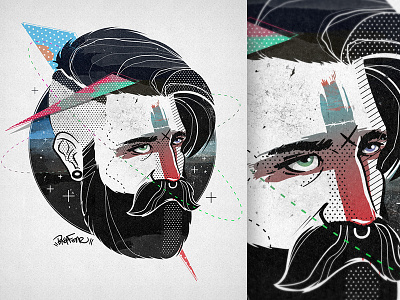 final version beard bearded bkopf bkopfone character head hipster portrait