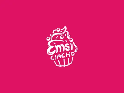 Emsi Ciacho brand cookie cupcake dream food identity illustration logo sweet symbol typography vector