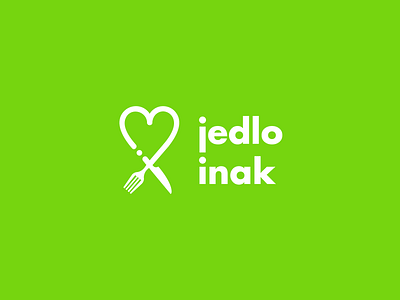 Jedlo inak logo design branding creative logo creativity foodlogo logo logotype