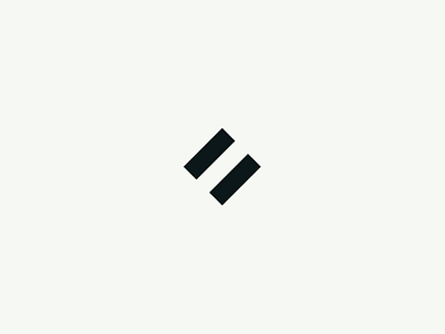 Equilibrium clean e logo mark minimal sample square symbol