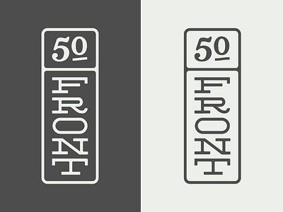 50 Front Vertical Logo apartment logo