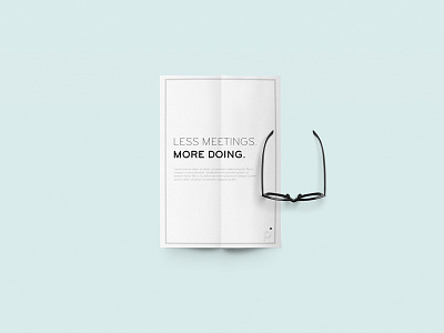 Poster Design clean design flat minimal motto poster print simple typograph