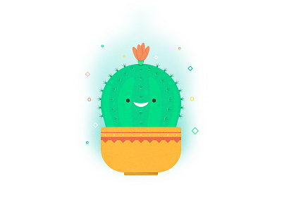 Cactypes cacti cactus design flat houseplants plants vector