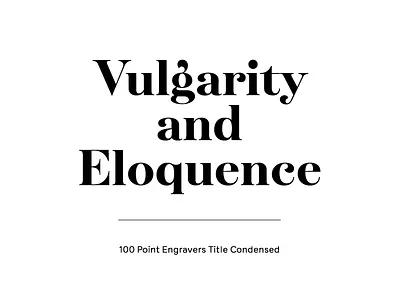 Engravers Lower Case ball serif font g type