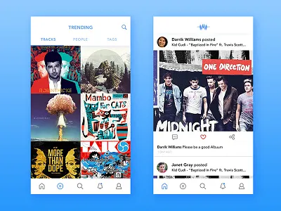 Music App Design app design music ui