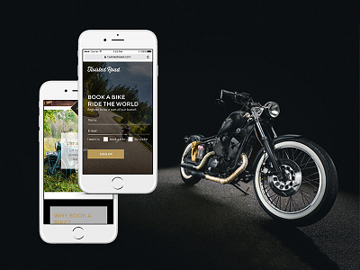 Twisted Road App bike brand identity chicago icons ios iphone list a bike rent a bike ui ux website