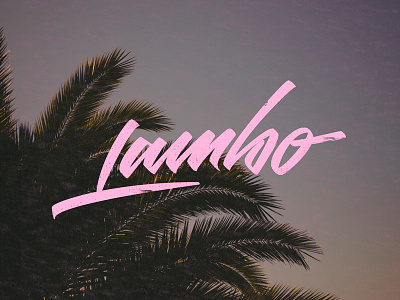 Lambo brushpen lettering