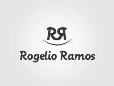 Rogelio Ramos brand branding comedy logo logodesign smile standup