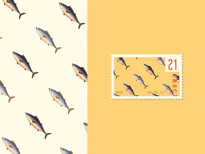 TBSC fish mexico mx postal sea stamp