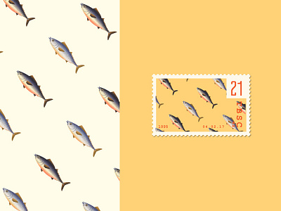 TBSC fish mexico mx postal sea stamp