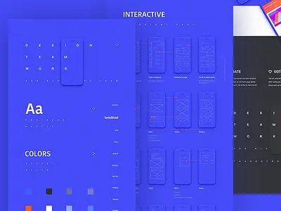 Shot #3491398 app interface team work
