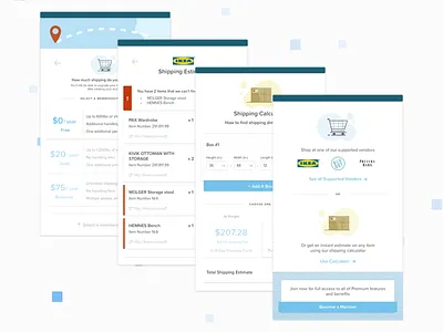 Ship It! 📦 chrome extension illustration shipping ui