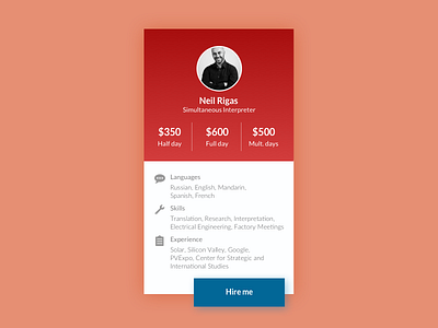 Daily UI - 006 User Profile 006 colors dailyui interface sketch user profile