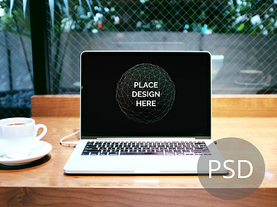 Macbook Mockup PSD apple apple macbook front view laptop macbook macbook mockup silver mocbook