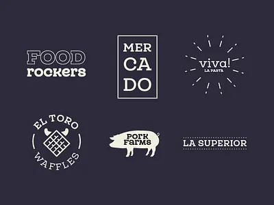 Queulat logos typeface specimen brand corporative design font food lettering slab type typography waffles