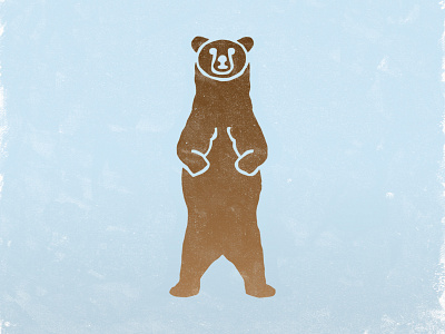 Bear bear california illustration vector
