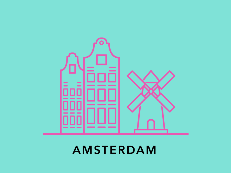 Cities cities gif motiongraphics outline