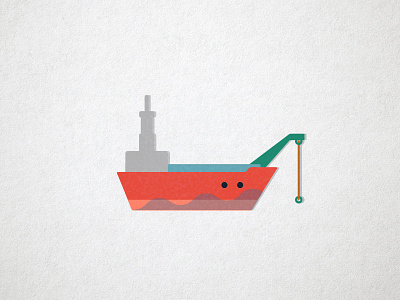 Ship icon ship water