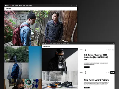 Haven - Blog blog clothing design e commerce menswear store ui ux web website