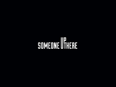 SOMEONE UP THERE band experimental indie logo logotype music rock