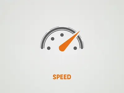 Speed acceleration cursor gauge orange velocity