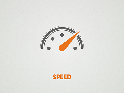 Speed acceleration cursor gauge orange velocity