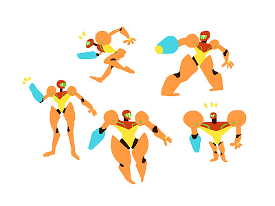 Toon Samus character design fanart games illustration metroid nintendo samus video