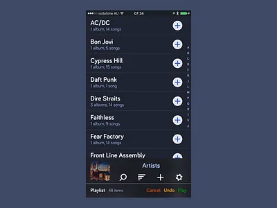 Harken For iPhone Instant Playlist Creation ios iphone music sketch