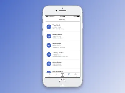 Project Dolly - Contacts #1 app budicon contacts crm ios mobile proxima soft
