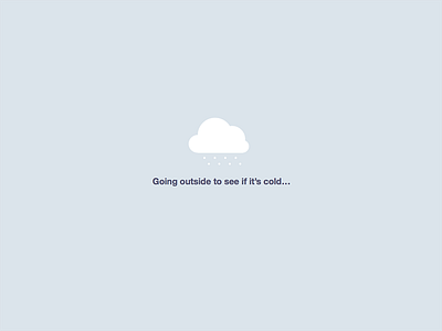 Desktop Loading app easter egg loading screen progress weather web design