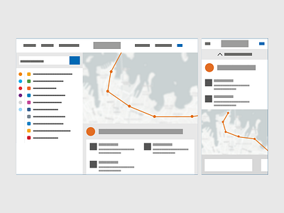 Low Fidelity Map & Way finder low fidelity prototyping ui ux