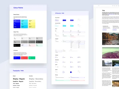 Component Based Design branding component form forms guidelines palette sketch styleguide template ui ux webdesign