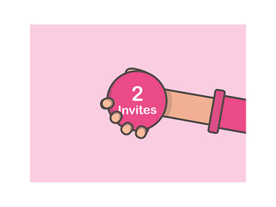 2x Dribble invites! ball catch contest draft dribbble flat giveaway hand invitation invite invites