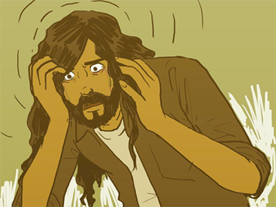 Anxiety comic illustration