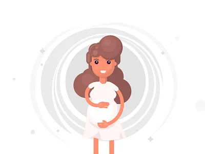 Mothers Day animation donuts flat illustration mother mothers day process vector