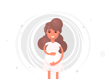 Mothers Day animation donuts flat illustration mother mothers day process vector