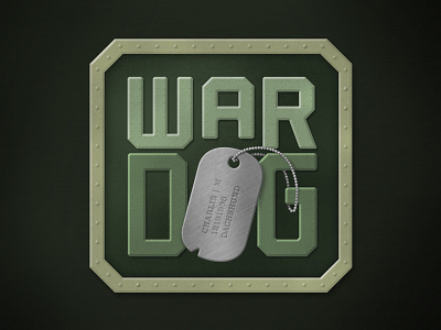 War Dog | Logo army dog game logo ipad ipad game logo texture war war dog