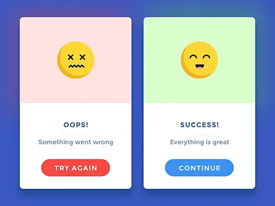 Daily UI 011/100 - Flash Message 011 clean daily challenge dailyui design error flash message popup smile success ui ux