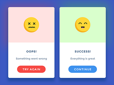 Daily UI 011/100 - Flash Message 011 clean daily challenge dailyui design error flash message popup smile success ui ux